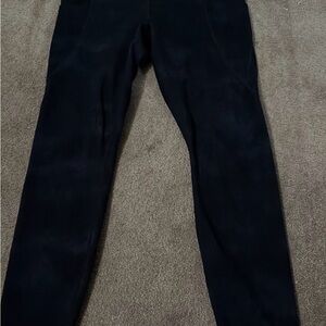 Black And Blue Leggings